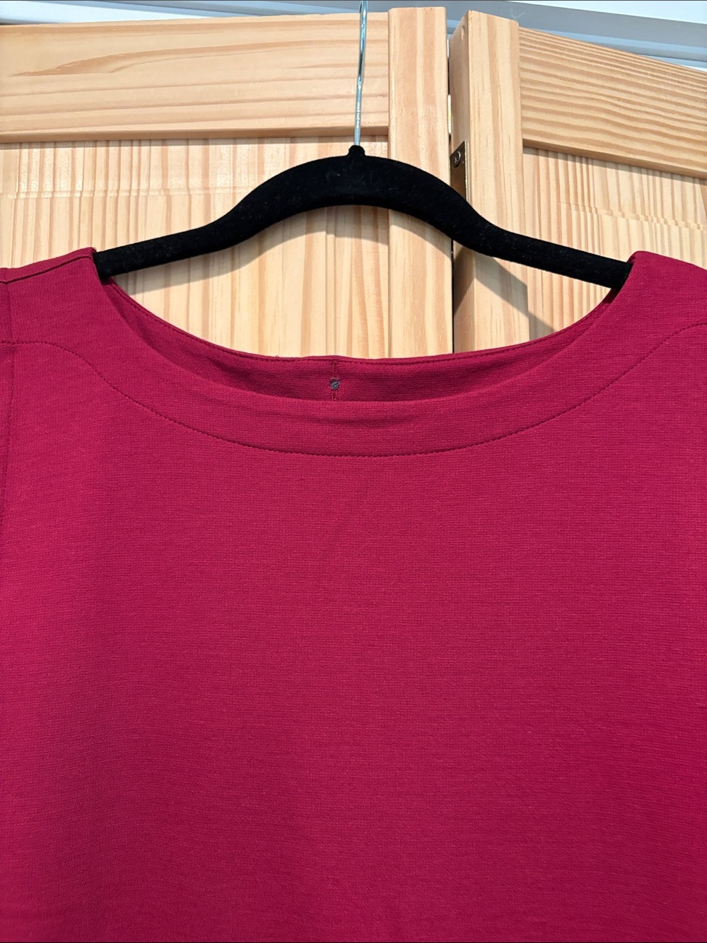 LOFT Sleeveless Knit Tank - Raspberry - Picture 3 of 4